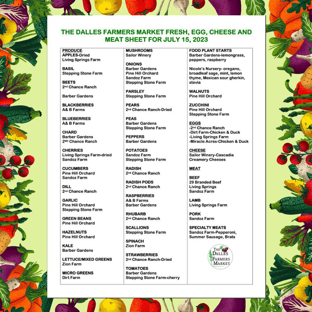 Explore_TD's tweet photo. Gems, berries, soap, oh my!

The Dalles Farmers Market has everything! Shop for your fridge and for your house, all local! 

Going on now until 1pm at City Park.

#explorethedalles #explorethegorge #thedalles #farmersmarket #shoplocal https://t.co/GFVFm264Wk