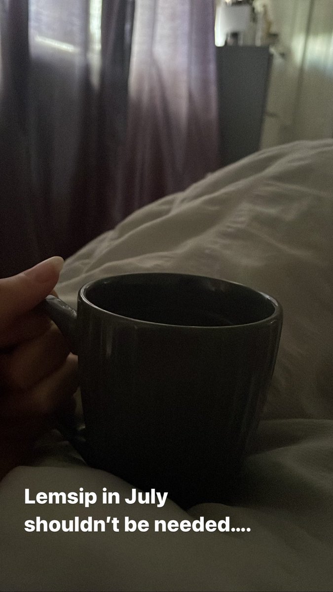 The end of term has got me….