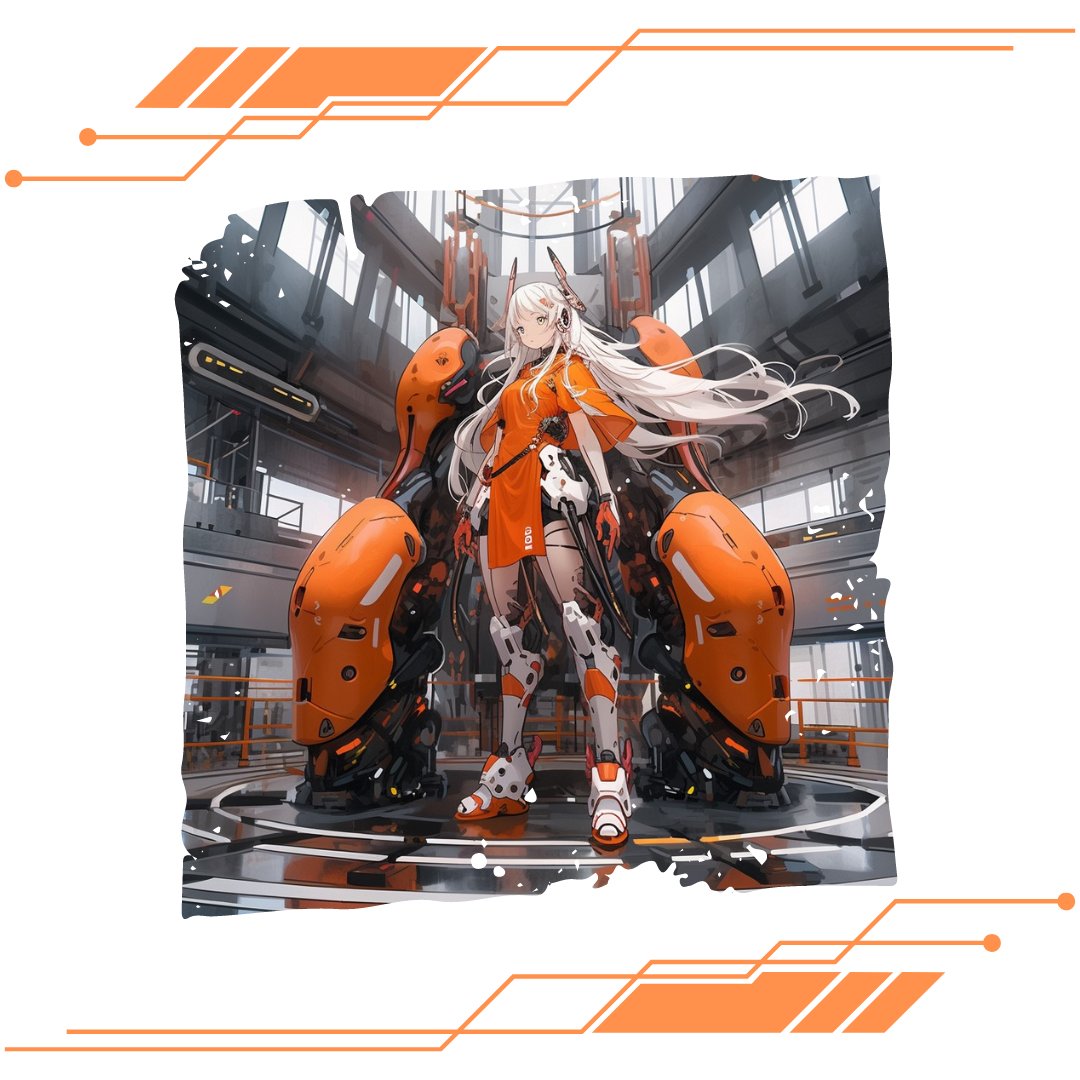 It all starts from a space station floating above a dystopian Earth. 🌐

This station is a well-equipped training facility containing a base level and 4 different simulated environments. 

#Metaverse #scifi #NFT #mecha #animegirl