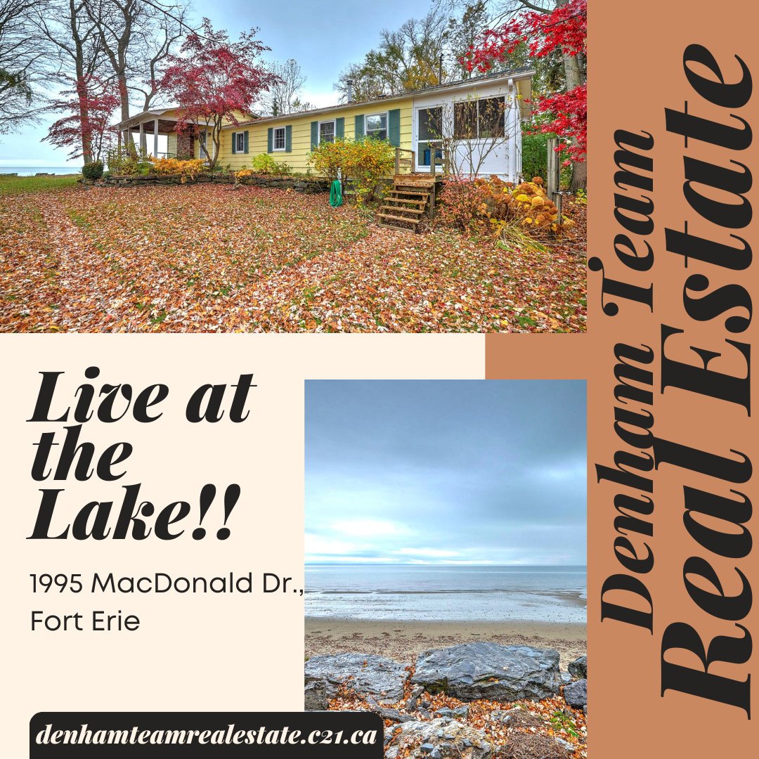 denhamteam's tweet photo. This large waterfront lot with just under 100' of lake frontage and approx. 1.2 acres is located on MacDonald Drive, surrounded by lovely waterfront homes. The possiibilities are endless... either as a renovation of the seasonal cottage or a new home,... https://t.co/GcZlXyz12U https://t.co/rrdIMLf7Nc