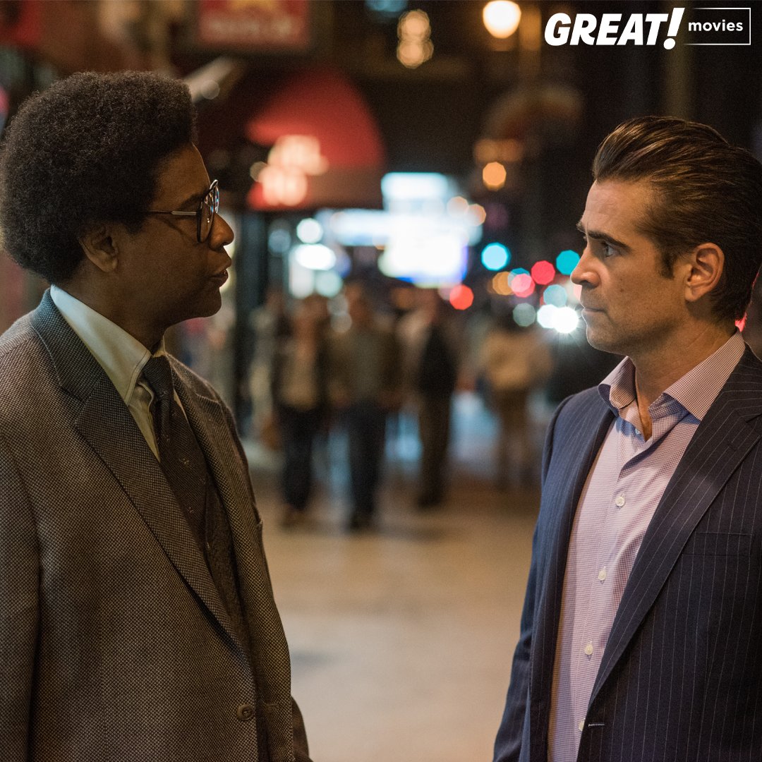 Denzel Washington and Colin Farrell star in Roman J. Israel, Esq. tonight at 9pm on #GREATmovies. A dramatic thriller set in the underbelly of the overburdened Los Angeles criminal court system, you won't want to miss Denzel in his Oscar-nominated performance 🎬⭐