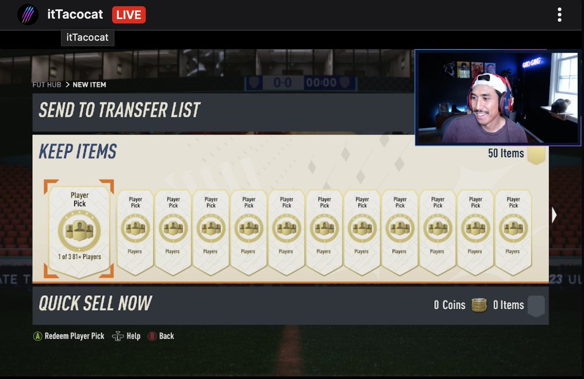 cjmadden's tweet photo. Making picks! Join the stream now!

https://t.co/DzzB1xDr3q

#FIFA #FIFAStreamer #SmallStreamer #SmallStreamersConnect #SmallStreamerCommunity https://t.co/gm2qVZBjm2