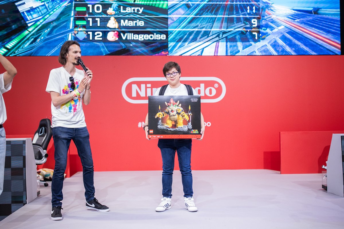 Notre champion du jour sur #MarioKart 8 Deluxe est @FlowxMK, félicitations 🎉 #NintendoJapanExpo