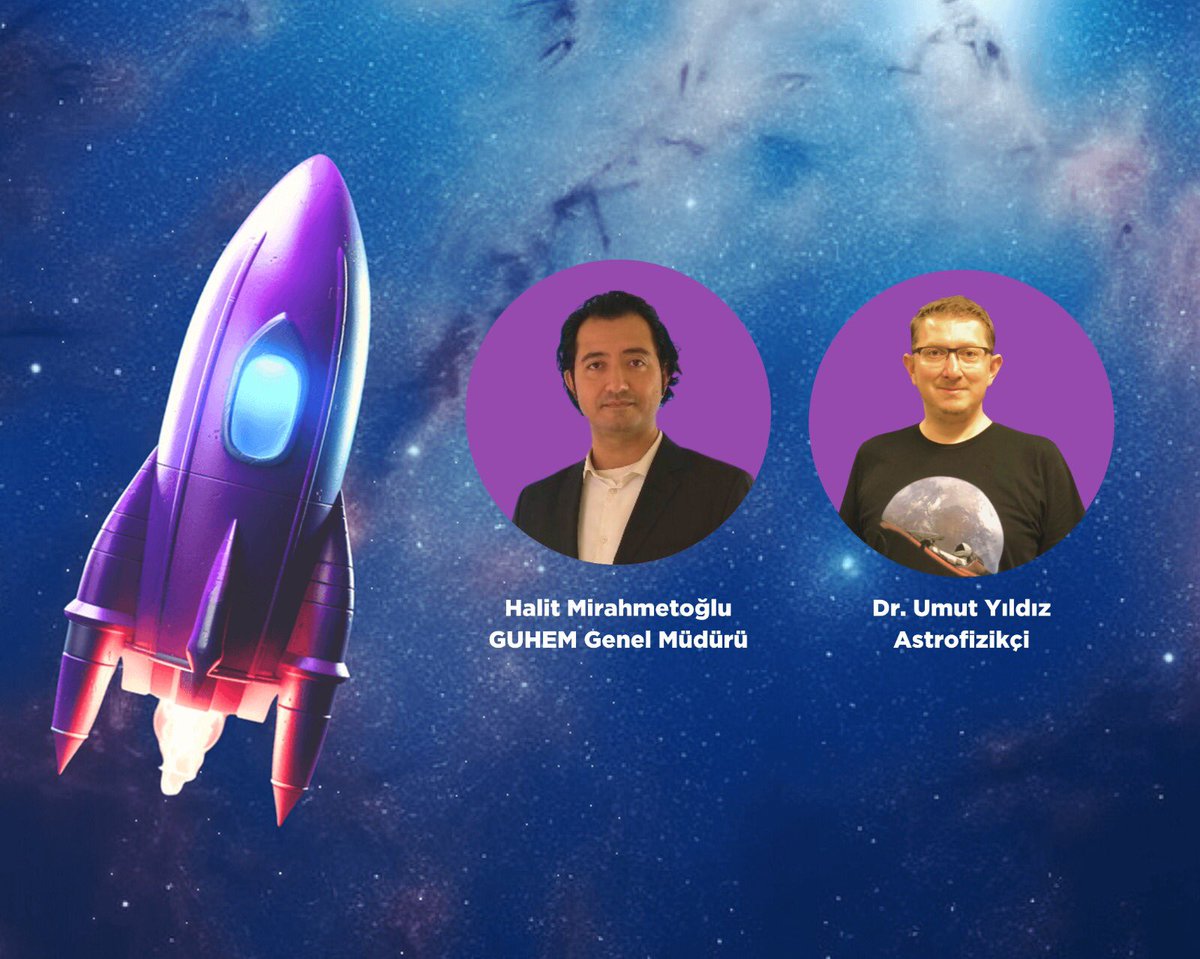 guhemas's tweet photo. Halit Mirahmetoğlu’nun moderatörlüğünde, Astrofizikçi Dr. Umut Yıldız konuğumuz olacak!
Haydi bağlantıdan formu doldur ve GUHEM öğretmenler ağına sen de katıl!
https://t.co/s9HljRzWv3 https://t.co/0JIXGjQE6f