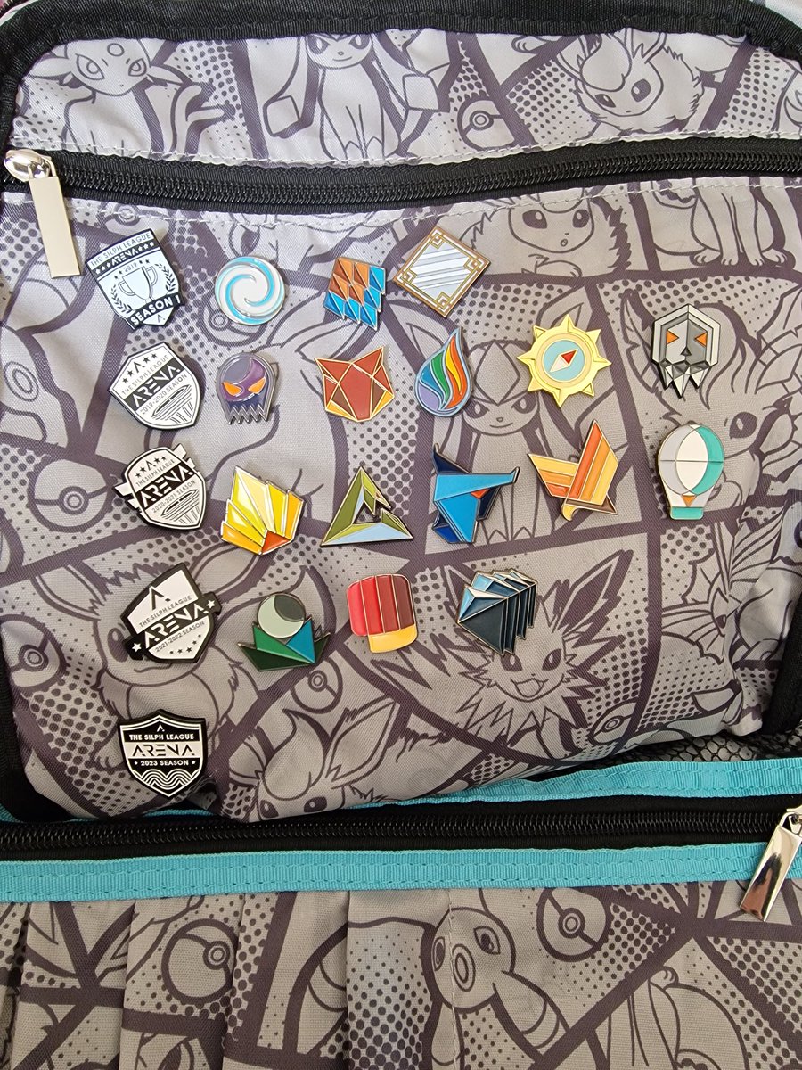 This is my goodbye and thank you <a href="/SilphGG/">Silph Arena</a> tweet. Playing the top EMEA battlers in continentals today was an awesome way to end 5 seasons of the best thing to happen to PoGo PvP.
Pins arrived today too, got one for all my gold or platinum results 🤩 Thanks for the memories!