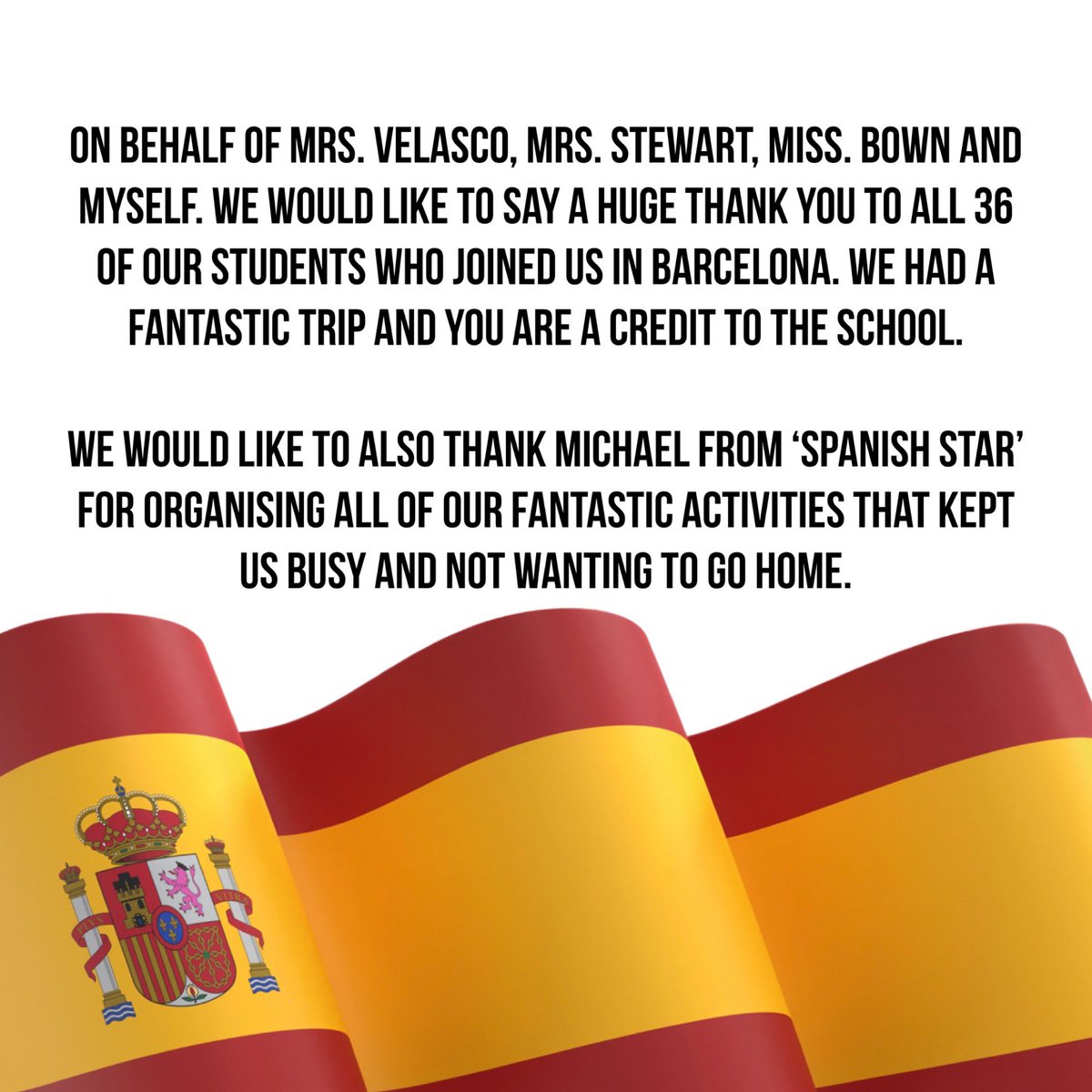 MHSSpanishDept's tweet photo. A final message from us. 🇪🇸👍🏼 https://t.co/eW5KkJdCiv