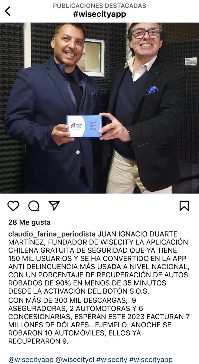 mbranchim's tweet photo. @Gabit4Valentina @radiolaclave @AlexTudorB Muchos pagan anualidad y se jactan q esperan facturar 7 Mn USD este año. Ya van mas de 4 dias y no todos los 1500 usuarios saben que no les estan dando servicio GPS #antidelincuencia #leyantiportonazo #Ayuda #wisecityapp #wisecity @TVN @chilevision https://t.co/V05K7yXof2