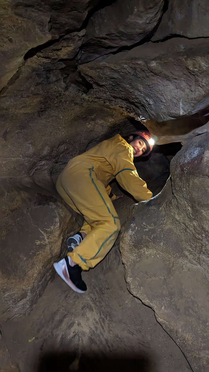 tannenbaumlab's tweet photo. An amazing cave adventure in Budapest! Loved exploring the cave and seeing all the fossils and crystals ❤️ #scienceinreallife https://t.co/gCD8aoVVEl