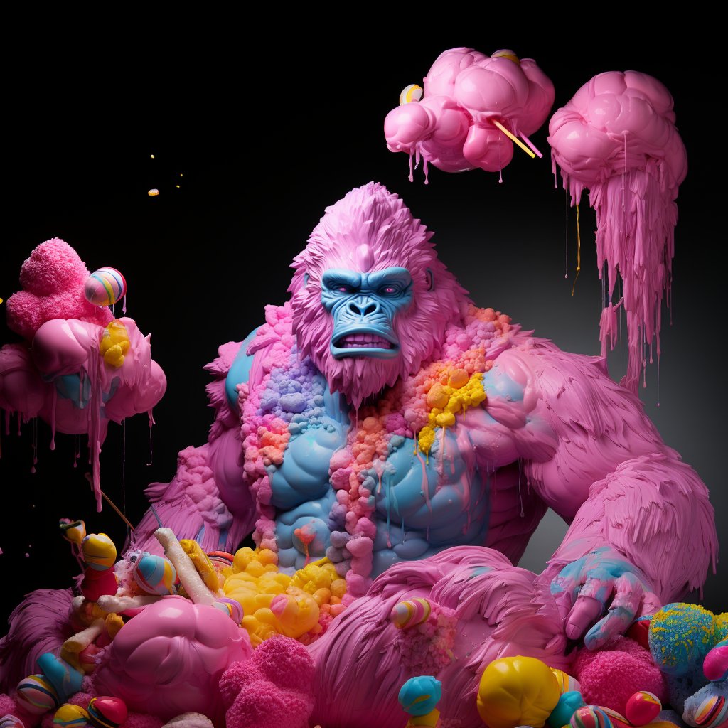 Meet #RolluxRilla #81 - Saccharon Bubblegum 🍬

With the power to mold his sugary form, he wields candy constructs and commands bubblegum clouds.

A legendary figure in the dark void, he embodies the vibrant spirit of transformation and the sweetness that thrives in the abyss. ⚔️