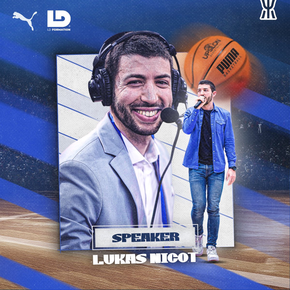 Upsilon Basketball (@upsilonbasket) on Twitter photo De mon point de vue, Lukas est devenu une personnalité du basket français : journaliste passionné, travailleur et excellent speaker !
Je suis très content de le voir parmi nous cet été !
<a href="/coach_yace/">Yacine Aouadi</a>
Welcome Lukas 🎤🏀
#TeamUpsilon #MatchDeGala #CampUpsilon #Speaker #LukasNicot De mon point de vue, Lukas est devenu une personnalité du basket français : journaliste passionné, travailleur et excellent speaker !
Je suis très content de le voir parmi nous cet été !
<a href="/coach_yace/">Yacine Aouadi</a>
Welcome Lukas 🎤🏀
#TeamUpsilon #MatchDeGala #CampUpsilon #Speaker #LukasNicot