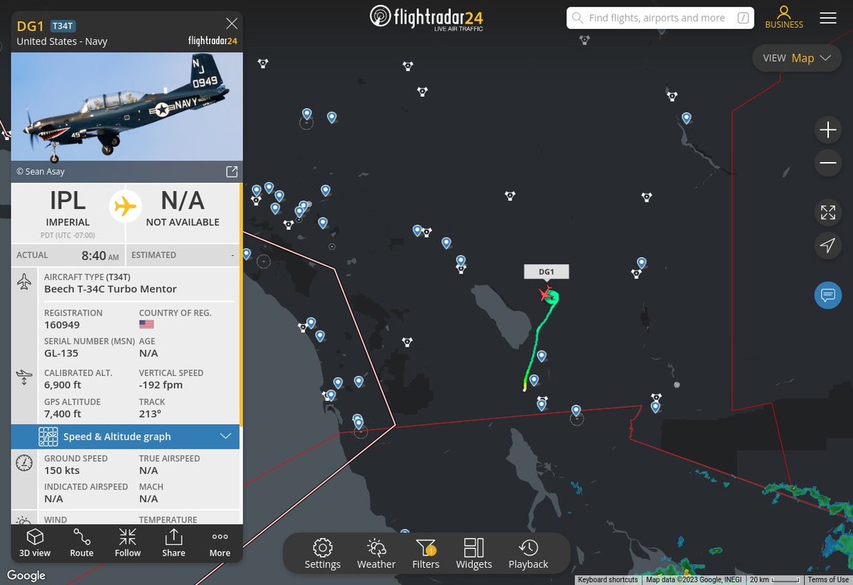 MULTI FR24 CIRCLING ALERT : At time Sat Jul 15 17:08:35 2023 #DG1 was likely to be circling at FL69  
 near CAL Fire San Diego Unit, CAL Fire Southern Region, #AvGeek #ADSB https://t.co/saB7MPtv56 https://t.co/T87a3iVkLY