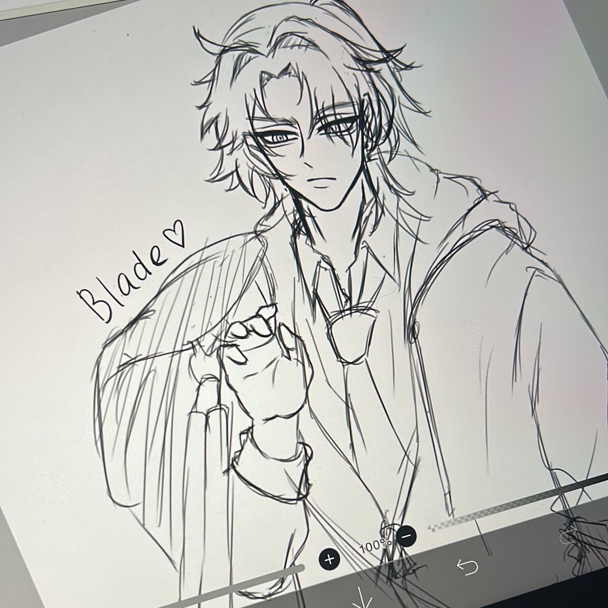 j0ybin's tweet photo. wanna finish my blade school au but idk too lazy + still got another WIP 😭 https://t.co/Mqu2iOVuLn
