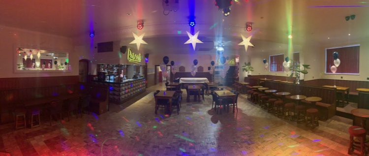 Roscoe’s Bar and Function Room for all your party celebrations 
Open every day until late 
Private function room
Fully Licensed
Staged area
Licensed for DJs &amp; Bands
What ever your wishes we will do our best to help. Call in or call 07973 688119