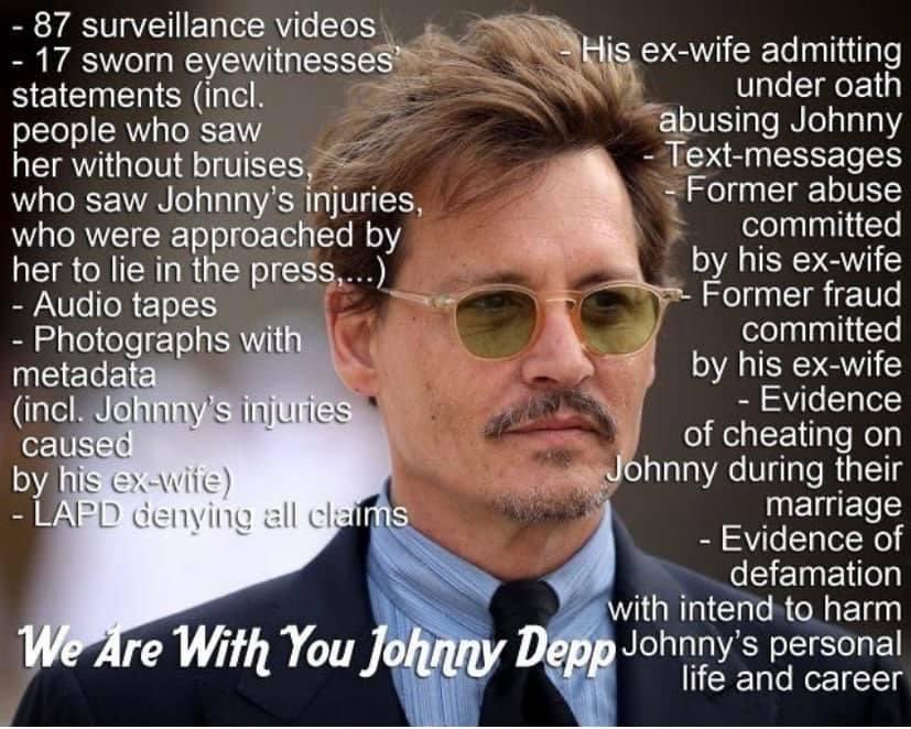 #JohnnyDeppDeservesAnApology