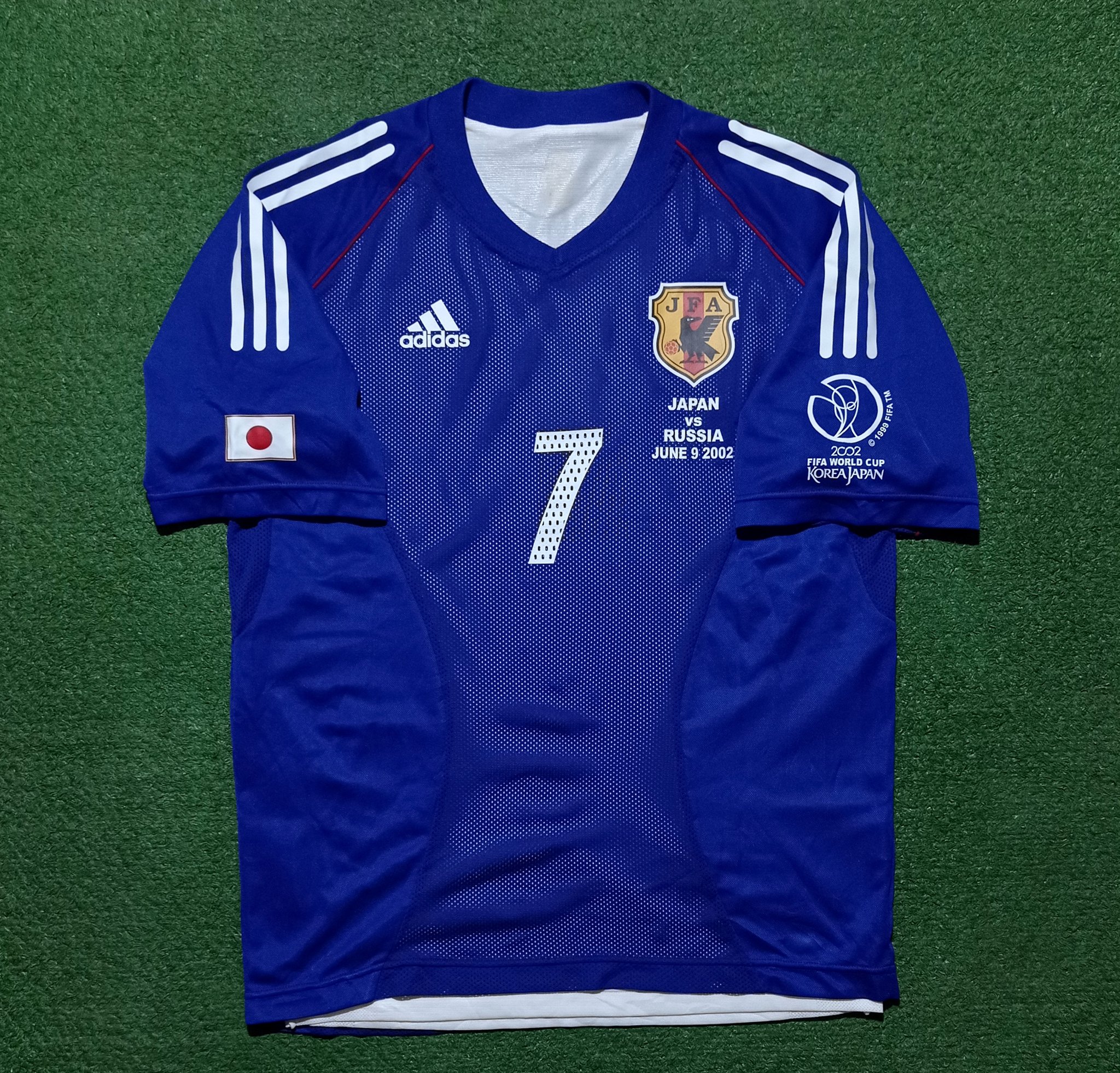 JAPAN 2002 WORLD CUP KOREA-JAPAN NAKATA JERSEY ADIDAS AWAY SHIRT