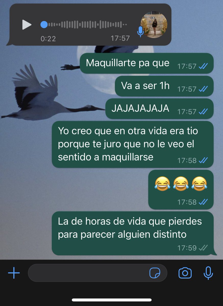 erikavd95's tweet photo. No entiendo tener que esperar más de media hora a que mi amiga se maquille para ir a compra UNA CREMA y volver a casa, y se maquilla TODOS los días. Lo peor es que aún seré yo la rara 🥲 https://t.co/3QaQeMCVUf