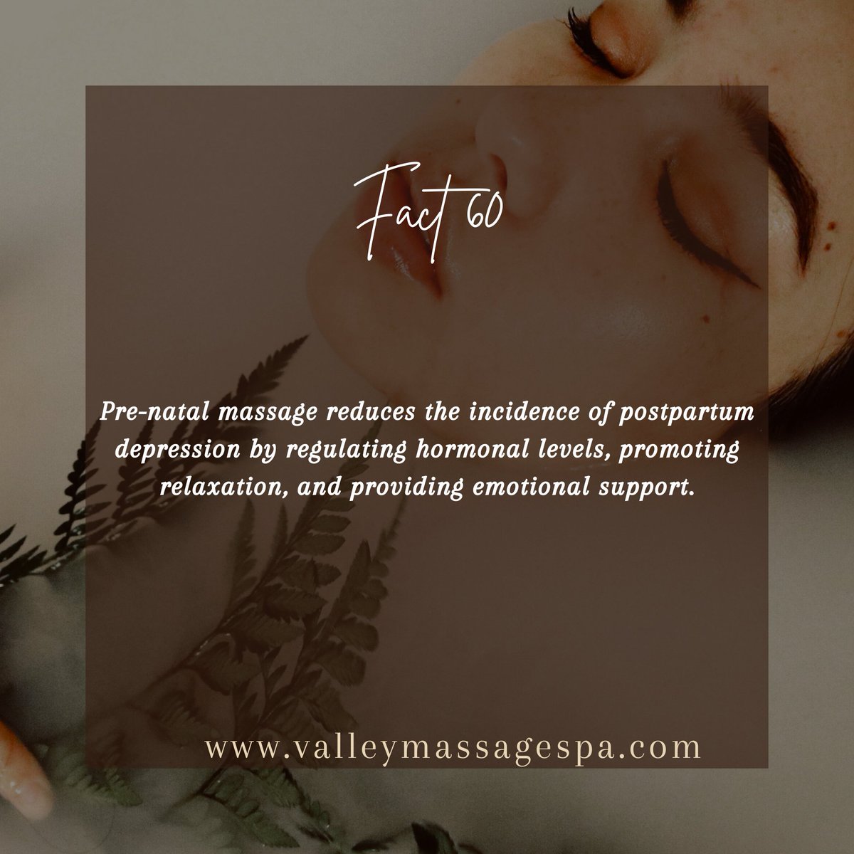 We've got something special brewing at Valley Massage Spa! Follow us for the next 100 days to discover 100 facts about massage therapy, pre-natal massage, and more. #ValleyMassageSpa #MassageTherapy #PreNatalMassage