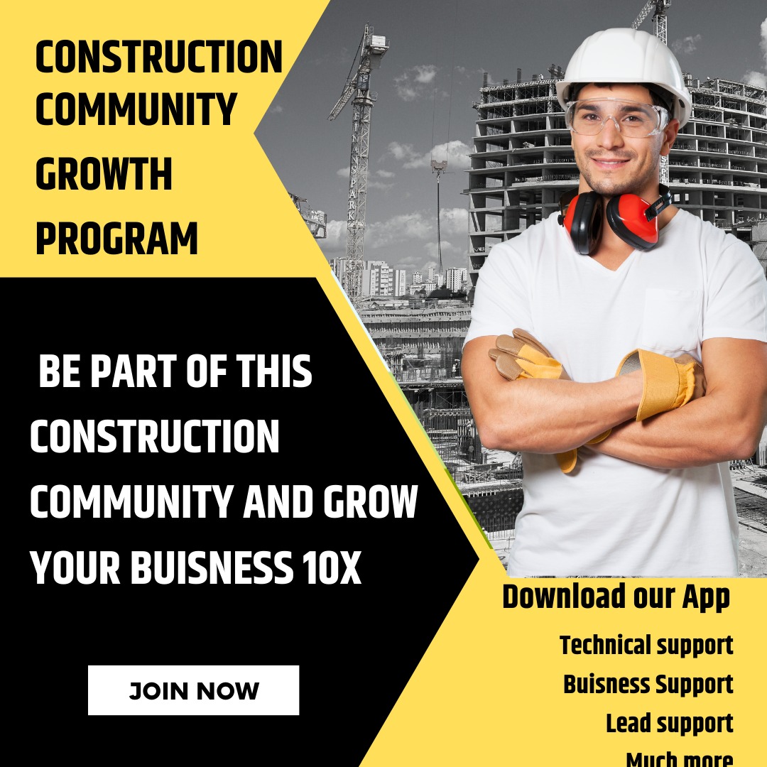 CCGprogram's tweet photo. Benefits of joining the CCGP that is construction community growth program.
1. Networking opportunities.
2. Access to industry insights and trends.
3. Professional development and skill enhancement.
4. Collaboration and knowledge sharing.
5. Access to job and career opportunities https://t.co/xxe4AWI6UM