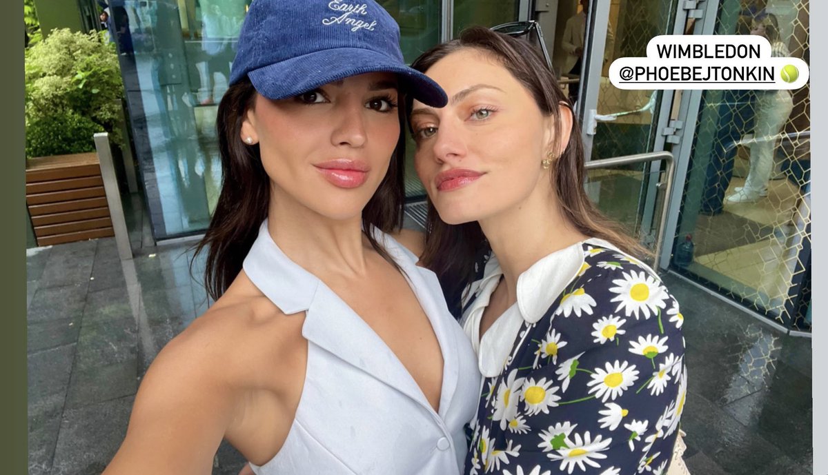 Eiza González with Phoebe Tonkin via Instagram Stories 📲💗