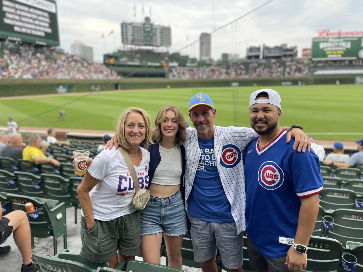 2YNOT26's tweet photo. Day one at beautiful historic Wrigley Field.  Seeking the W when we head back Saturday. @Pelicanbaseball @corey_cubs @CHGO_Cubs @thecompoundpod https://t.co/iACdysTflb