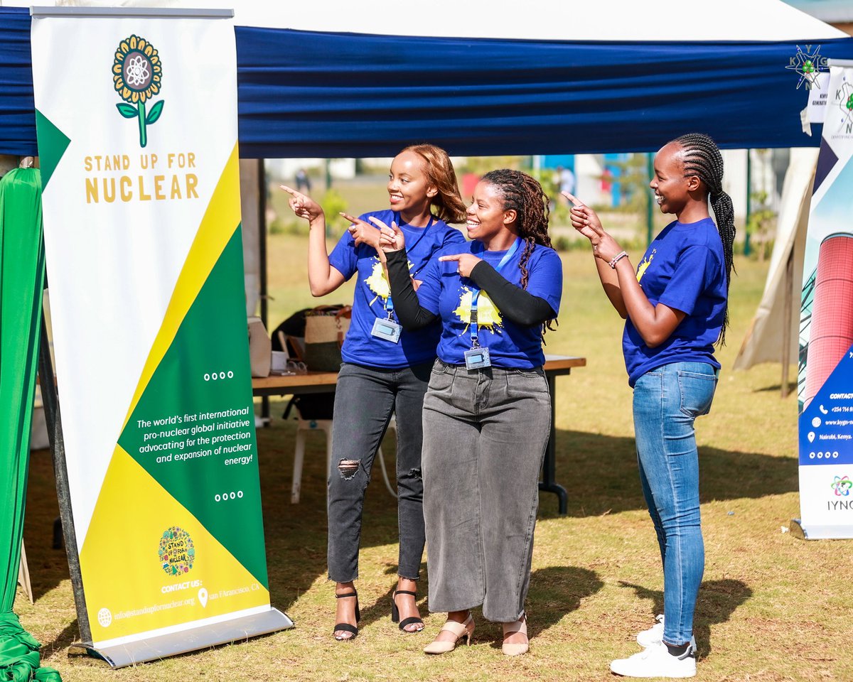 kenyan_ygn's tweet photo. Breaking down barriers and empowering young women to become nuclear leaders is what we do at KYGN. Today, we are proud to be at the forefront of creating change. #StandUp4Nuclear #WomenInSTEM https://t.co/VyQiOxr6fo