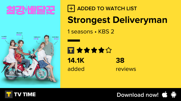 oppafeeels's tweet photo. I've just started following Strongest Deliveryman https://t.co/o5I0axJuwS #tvtime https://t.co/8tcDdJ42Yt
