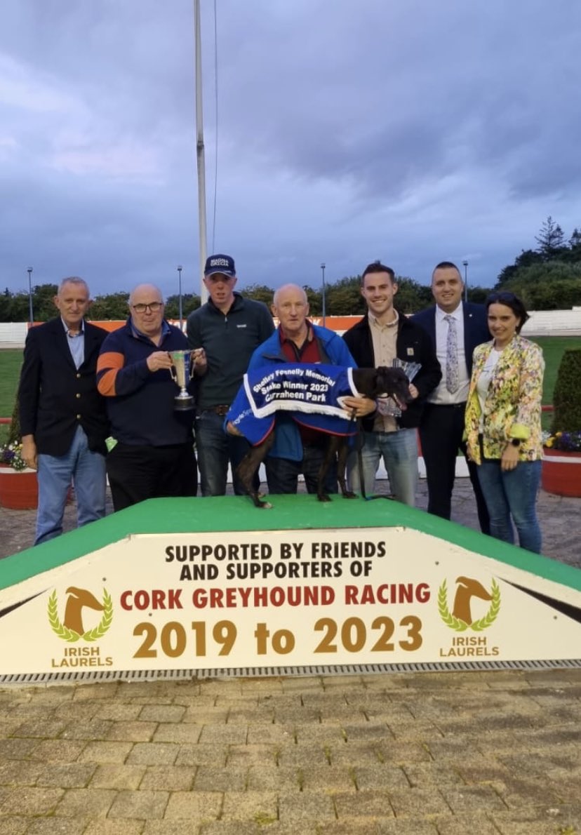 Ballymac Run makes it a magnificent night for the Liam Dowling team. A 28.10 winning run in the Shelley Fennelly Memorial Final <a href="/CorkDogs/">Curraheen Park Greyhound Stadium</a>