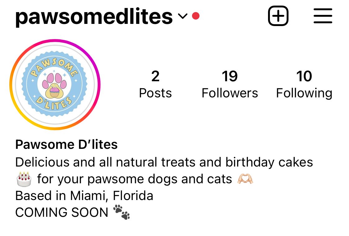 Follow us on Instagram and also Tik Tok 😁🐾

instagram.com/pawsomedlites?…