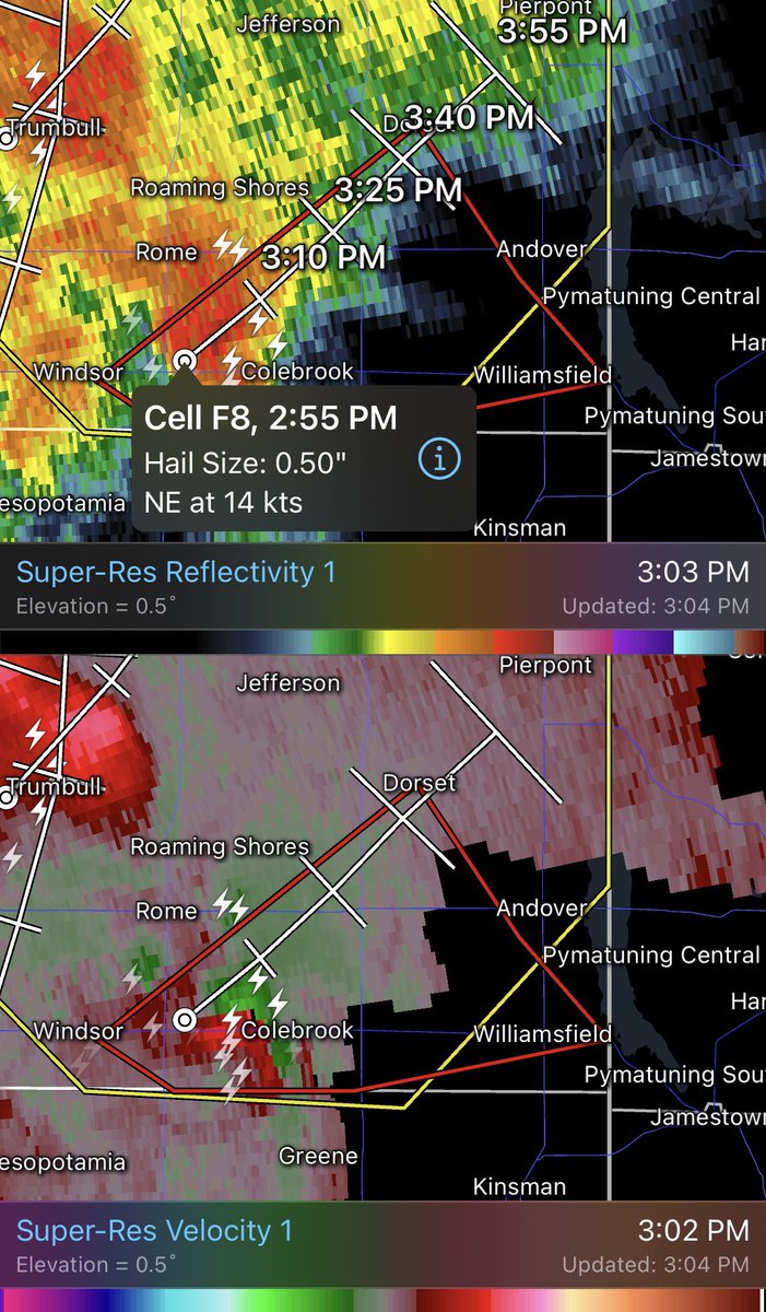 RT @mbartwx: Tornado Warning for Ashtabula Co until 5:45pm. Take cover immediately. 

@fox8news #cleveland https://t.co/ttxbVR4MCw