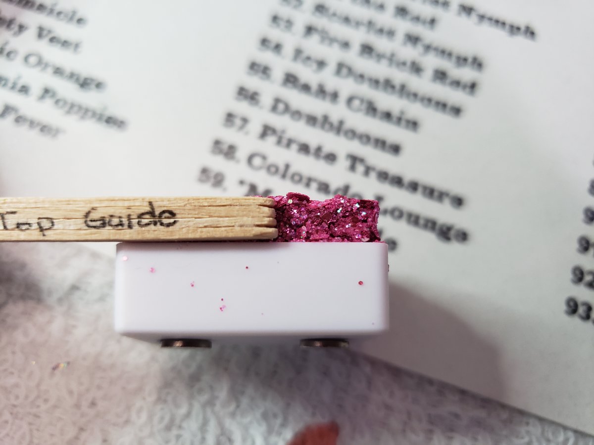 ScarletNymph's tweet image. When I make the glitter paints for my shop I use a 4 toothpick muffin top guide so that every pan is overflowing w glittery goodness!

ScarletNymph.Etsy.Com

#watercolorpaint #scarletnymphdesigns #etsyseller #handmadebyme #watercolorpaint #maker