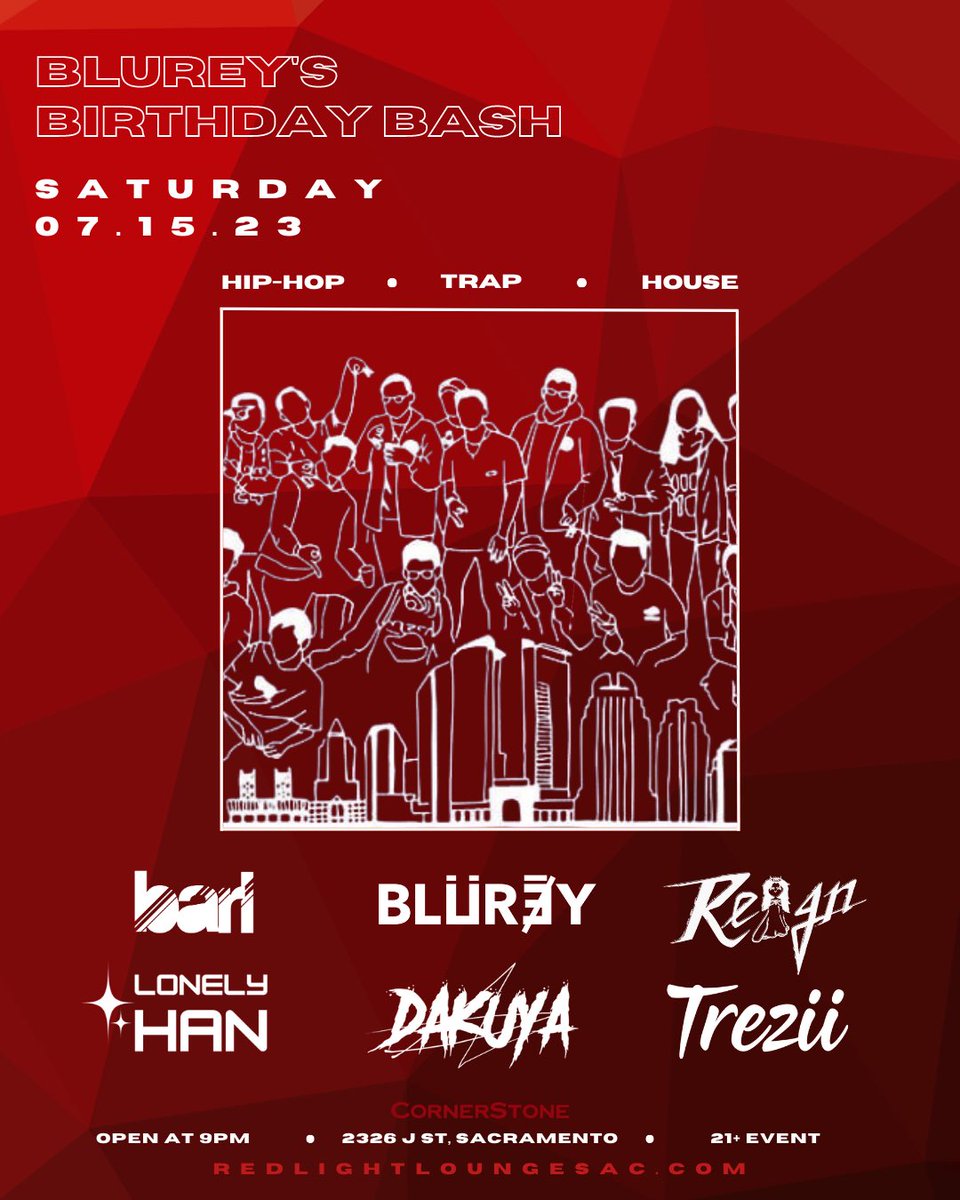 SACRAMENTO! We’re throwing a huge party tonight and we have a special guest! 🏮👹

More details coming later…