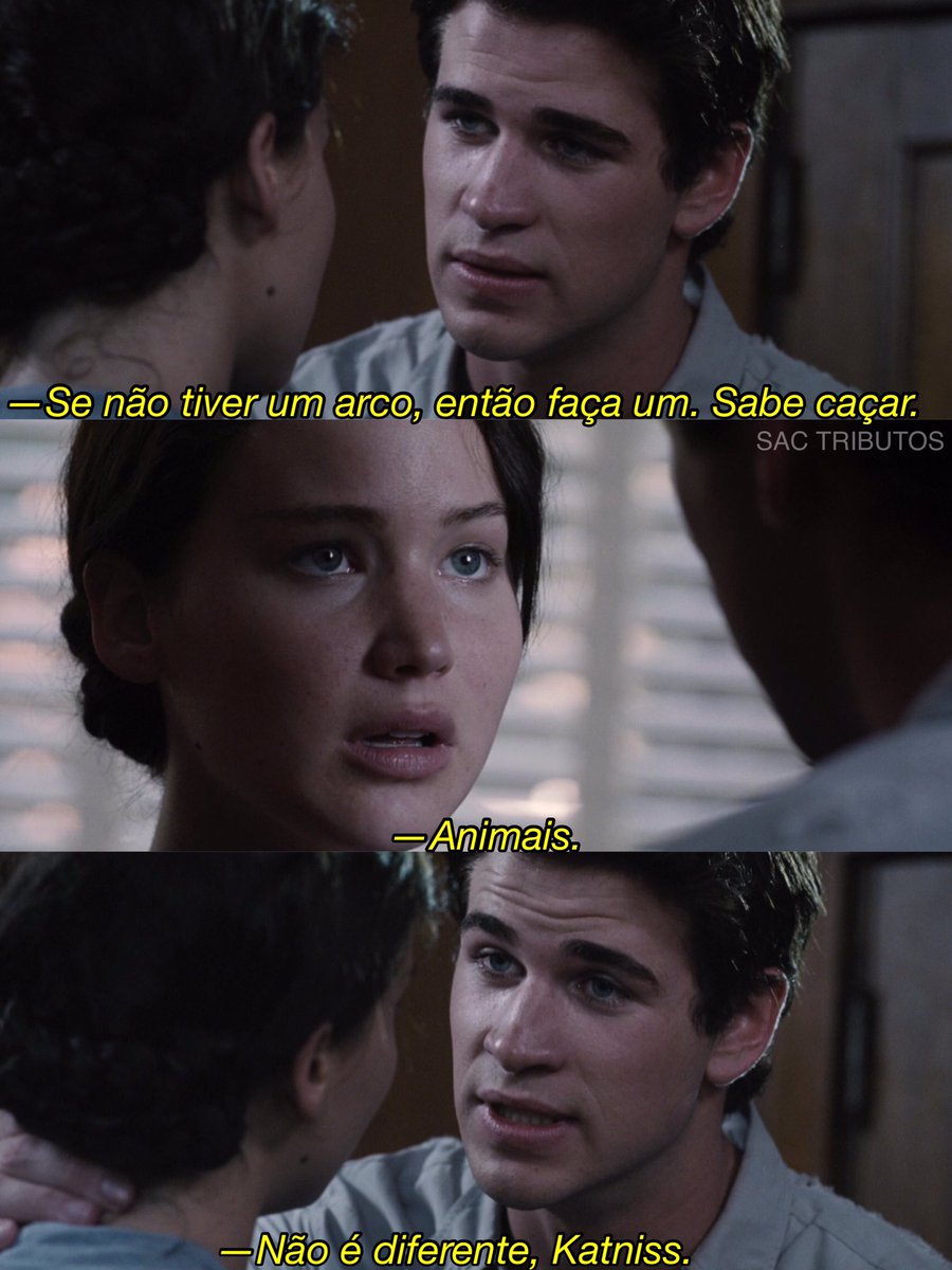O Gale dava sinais desde o início… 

The Hunger Games (2012)