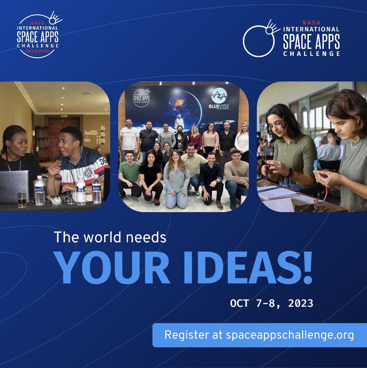 NASA international Space Apps Challenge AQP, Perú tweet media