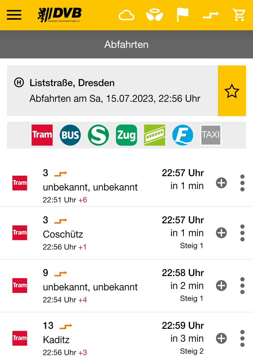 Blind Booking jetzt auch bei den DVB?