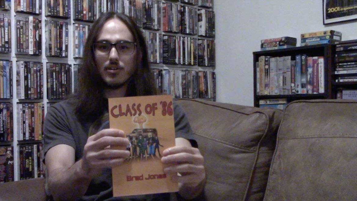 JMCReviewer's tweet photo. For the first time ever, Jacob Matthew Crawford does a "fresh thoughts" review on a novel! #Classof86 #BradJones #TheCinemaSnob
The novel is CLASS OF '86, the first written by Brad Jones (@thecinemasnob)!
Special shout out to @shauntm for the cover! https://t.co/LewtThA6IA https://t.co/iY08uDtwoR