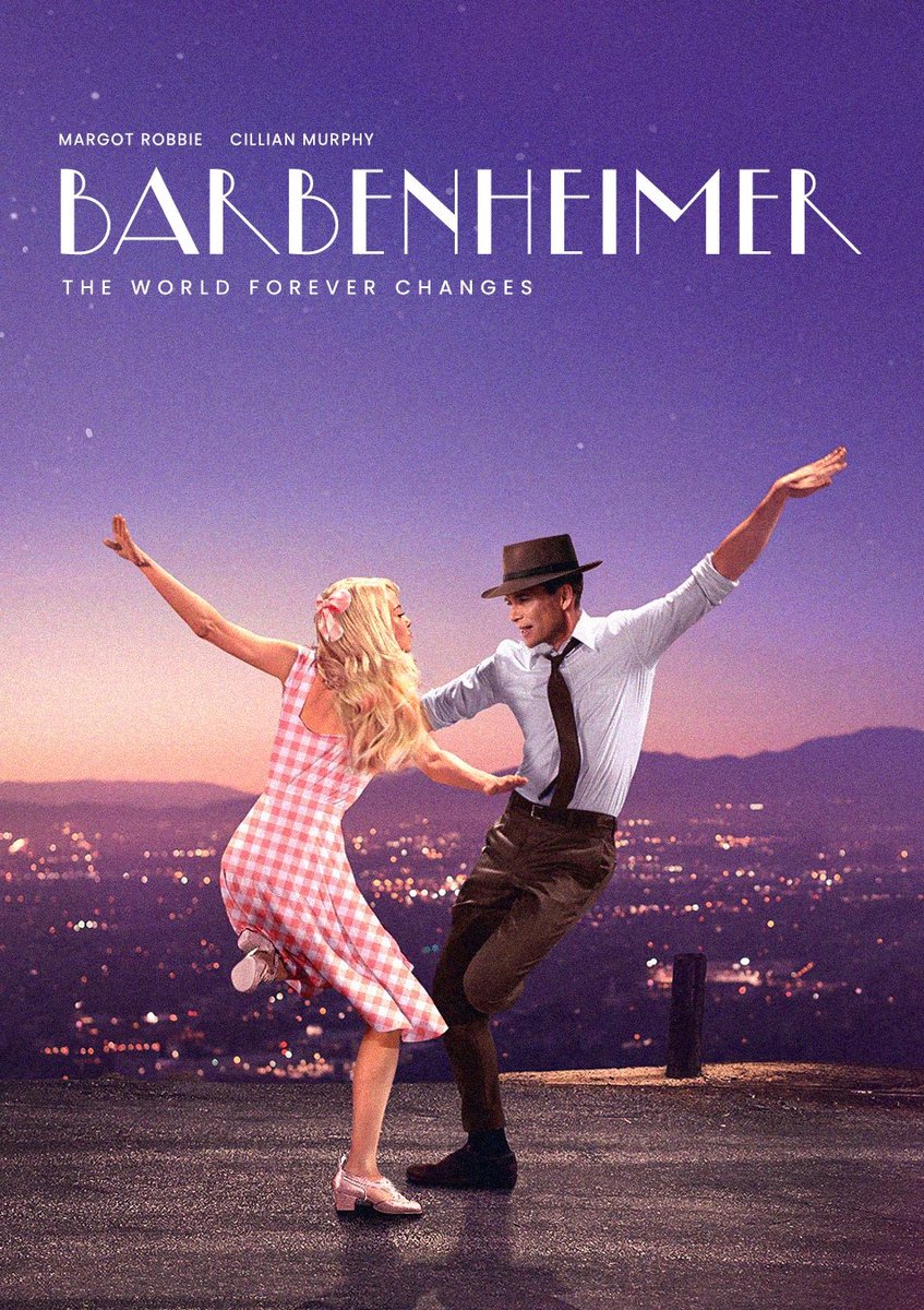 CinemaTweets1's tweet photo. July 21st. #Barbenheimer (Via @rahalarts) https://t.co/CEM7QL5loY