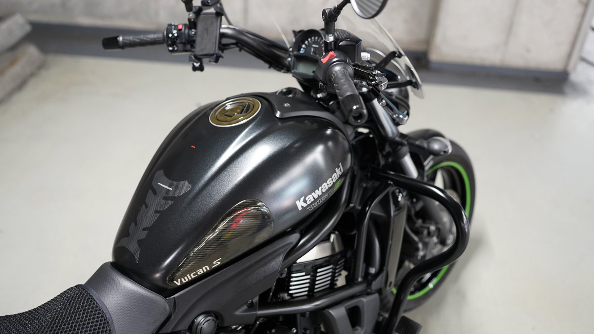 UdxCarwash's tweet image. バイク洗車・コーティング専門店モトエステ秋葉原UDX駐車場店SNAP　あずぅさん　KAWASAKI VulcanS　を洗車させて頂きました。ご利用ありがとうございました。#kawasaki #vulcans moto-gallery.com/kawasaki/vulca…
