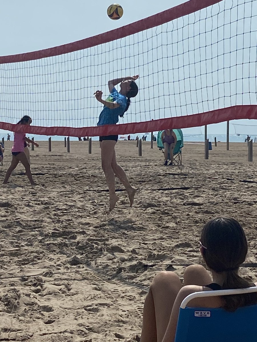 grkriegel's tweet photo. All In Lake Michigan is in the books.   Taylor and Molly walked off the beach with some 1st place hardware and a bid to the P-1440 National Championships in Clearwater this November. 🏖️🏐 https://t.co/sCROD8eUU1