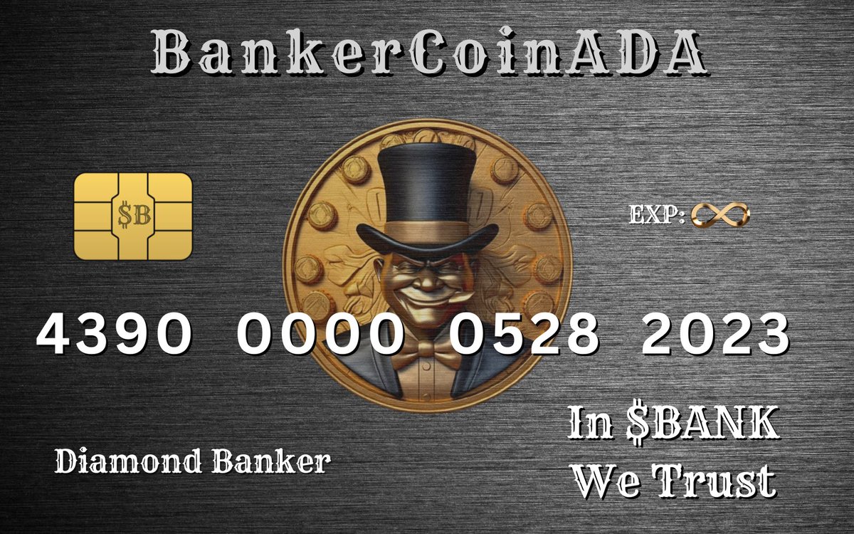 📢 Bank Card NFT Mint Announcement 📢

$BANK community members🚨

We are excited to inform you about the upcoming mint of our Bank Card NFTs! As valued members of our community, we want to share some important details and rewards that await you👀

Mint Date: The minting process