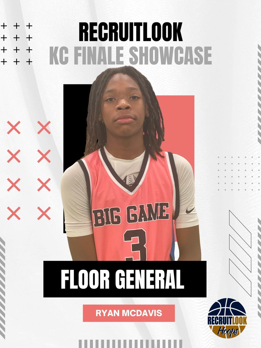 ⚡️Floor General⚡️

Ryan McDavis 5’6  G Big Game Elite 13U 

⚡️Strong communicator 
⚡️Superior ball handler 
⚡️Excellent passer off the live dribble 
⚡️Good defender with active hands 

#RLHOOPSJR