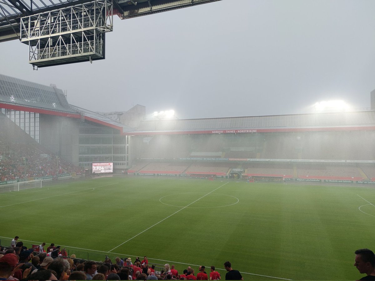 No goals, lots of rain and plenty of friendly Kaiserslautern fans #ncfc 💛💚