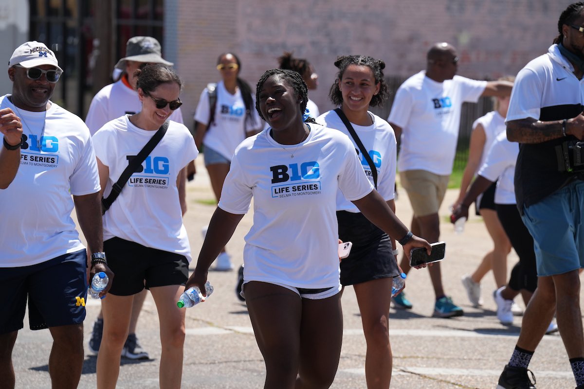 🔊 Big Life. Big Stage. Big Ten.

#B1GLife Series: 𝙎𝙚𝙡𝙢𝙖 𝙩𝙤 𝙈𝙤𝙣𝙩𝙜𝙤𝙢𝙚𝙧𝙮