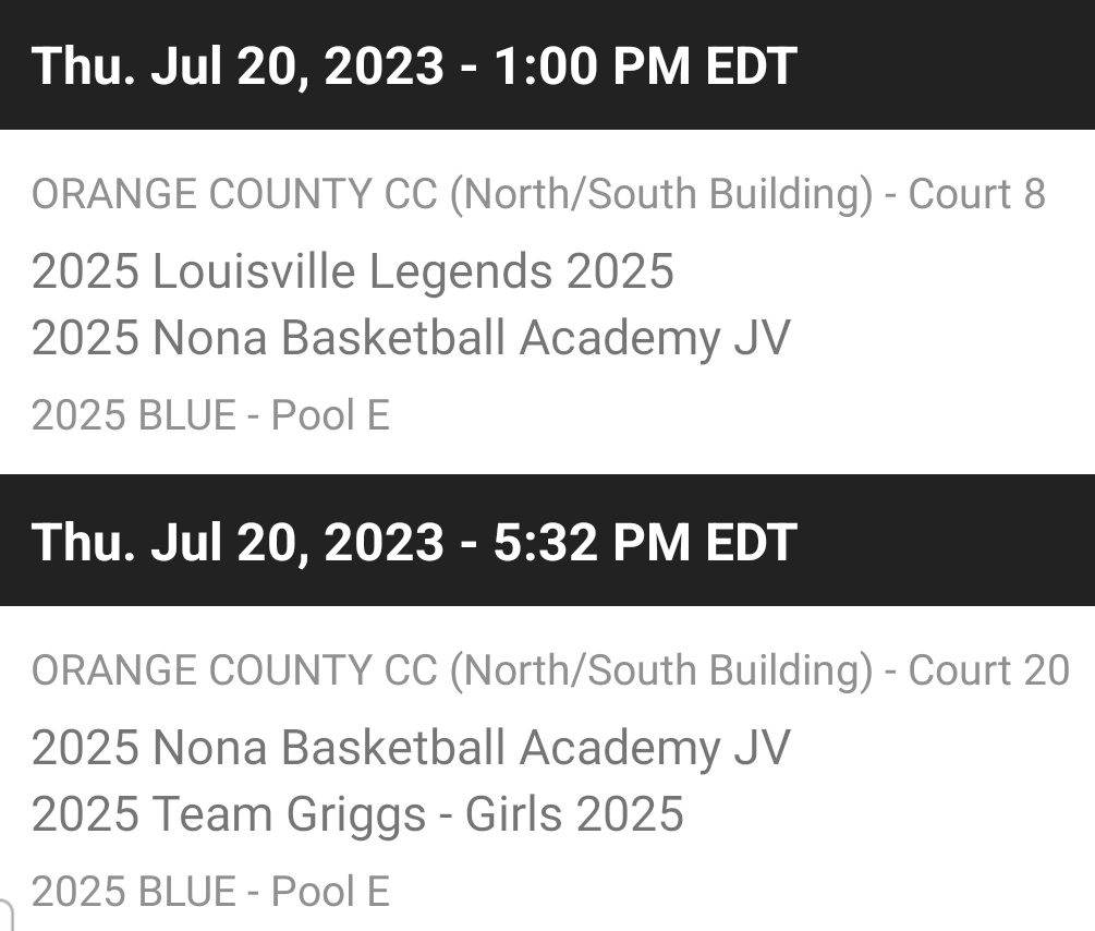 Come see me at Orlando Splash
 July 20th  - July 21st at the Orlando Convention Center. 

<a href="/Ohio_Basketball/">OhioBasketball.com</a> 
<a href="/VRodriguez2025/">Victoria Rodriguez</a> 
#wearenona