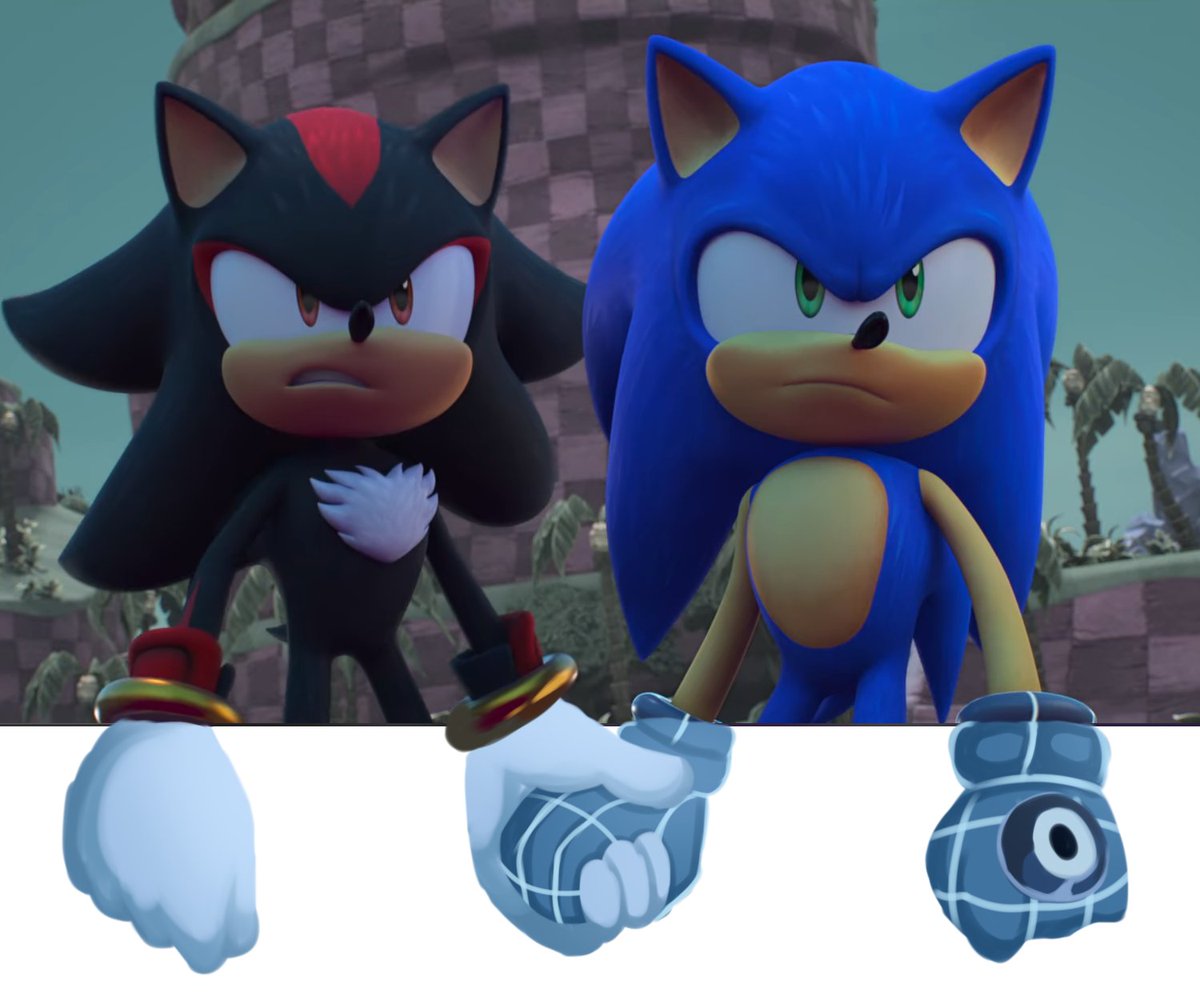 when I saw the scene, this was what I was thinking about 🤝
#sonadow #SonicPrime