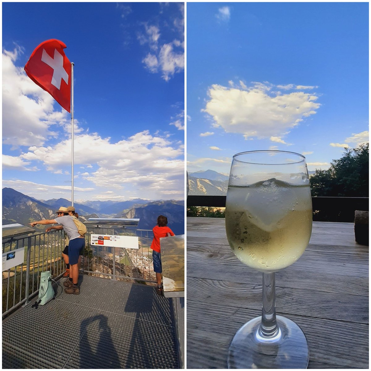 Mit bitz runden Scheichli wieder in der Basis angekommen. Schweizer Kitsch oder eifach wunderschön 😍 Apéro verdient😅