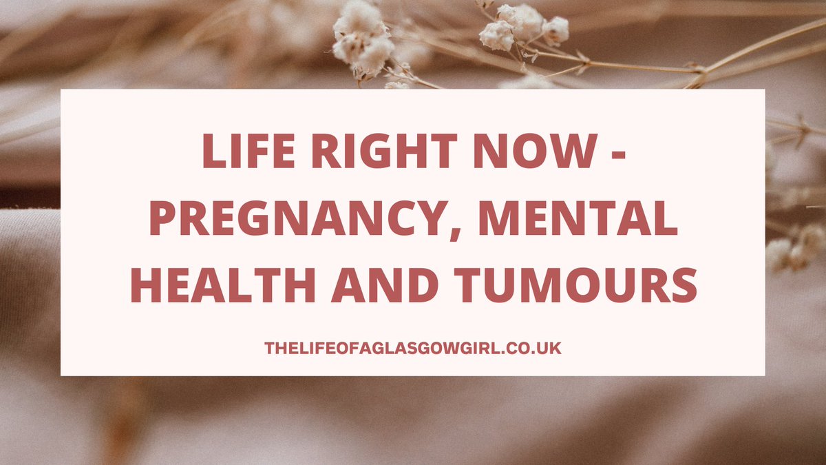 Life Right Now | Pregnancy, Mental Health and Tumours 😕 thelifeofaglasgowgirl.co.uk/2023/07/life-r… #bloggerstribe #TRJForBloggers #TheBlogNetwork @bloggernation #OurBloggingLife #theclqrt #scottishbloggers @_TeamBlogger #TeamBlogger