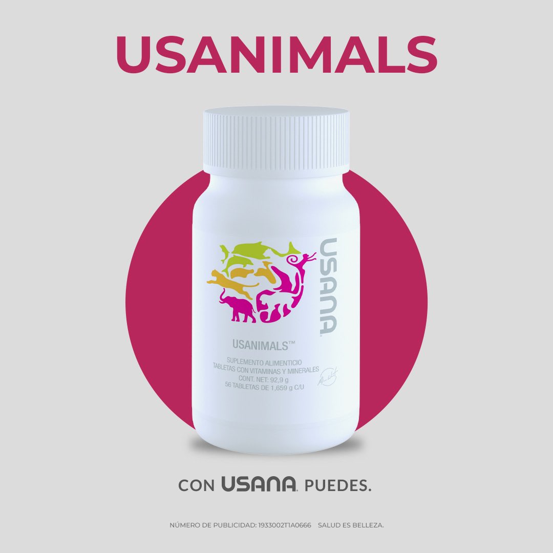 USANAMexicoSA's tweet photo. Suma #Usanimals a la alimentación de los más pequeños y ayuda a su cuerpo.
.
.
.
#USANA30 #USANALIFESTYLE #ConUSANAPuedes #Cormin #SuplementoAlimenticio https://t.co/kNPC5TS8jT