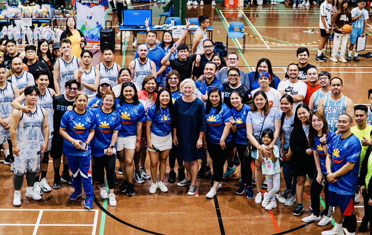 filipinonurseuk's tweet photo. That’s a wrap!
What an incredible 1st day of the Sportsfest! 
From thrilling matches to joyful camaraderie, it's a celebration of passion, teamwork, and unity. 
Bring on the rest of the games tomorrow! 🎉🏆 @Louie_Horne @Embrace_ESNEFT @ESNEFT @SusieLagrata @ElmerIvanMC https://t.co/yBdWIuf8og