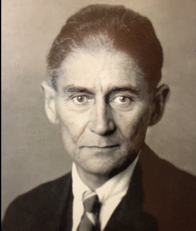 Usé el filtro de moda de tik tok para ver cómo se hubiera visto Kafka de viejito