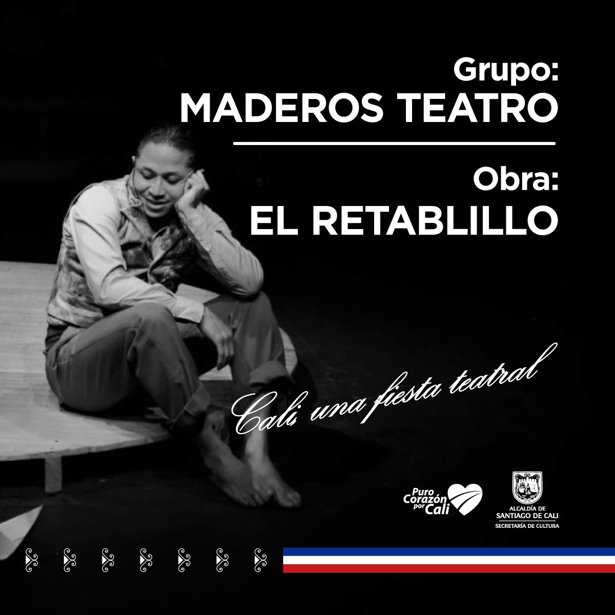 FITeatroCali's tweet photo. Con música, danza y tradición, el grupo Maderos Teatro llega desde Valledupar al FITCali 2023 con la obra ‘El retablillo’, un homenaje al poeta Federico García Lorca. 🎭🪗

No te puedes perder la fiesta teatral en Cali del 28 de julio al 6 de agosto. 🗓️

#CaliUnaFiestaTeatral https://t.co/jbQUw4YDTr